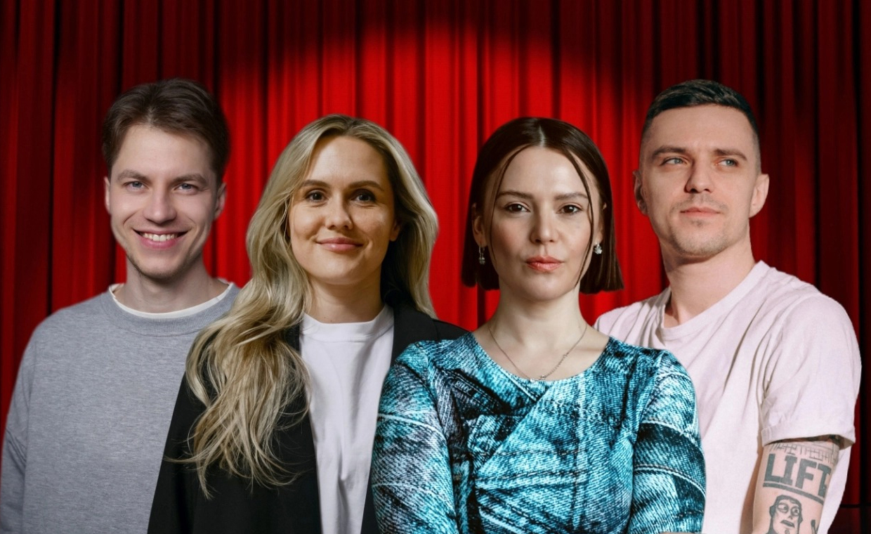 Стендап ЕКБ. Рита Шимова, Ваня Дыба, Ксюша Мерняк, Миша Зубарев.