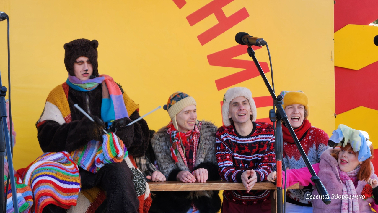 Маша и медведь, мартышка и гусь