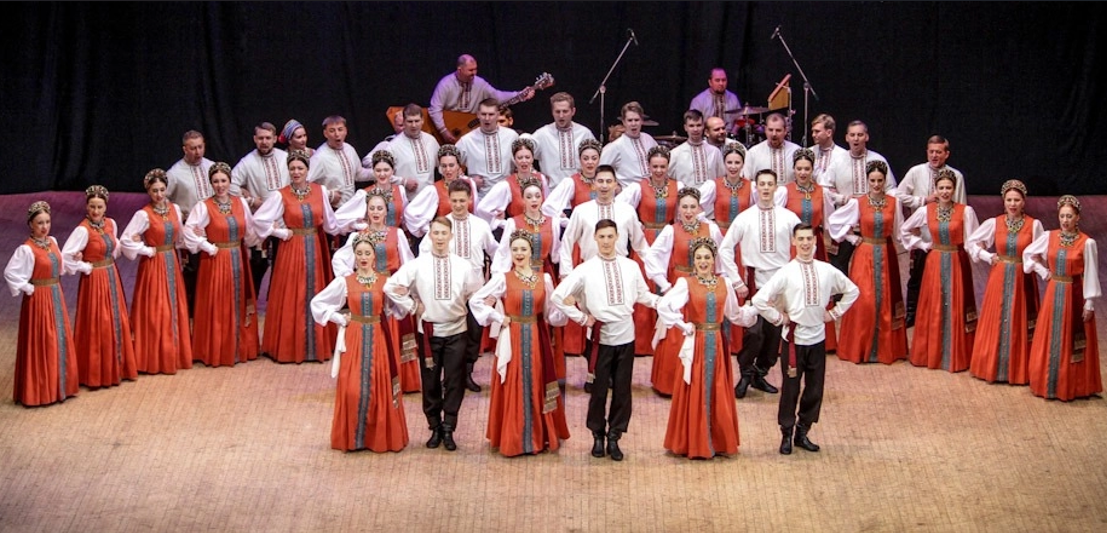 Рождественский концерт Уральского народного хора.