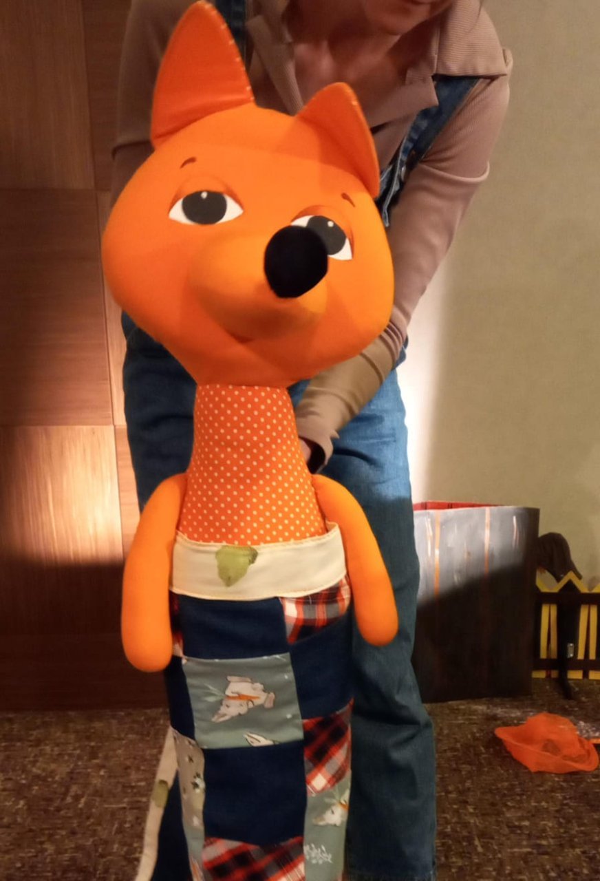 "Про Алёнку и гусенка" кукольный спектакль