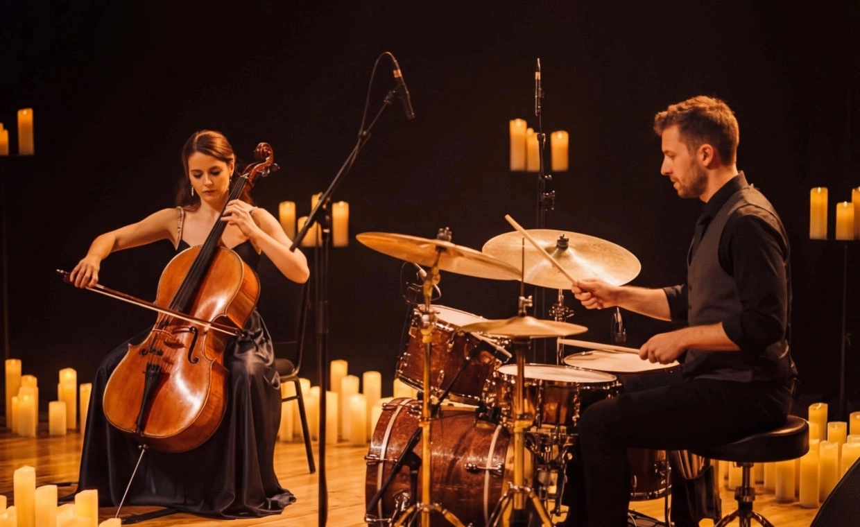 Оркестр при свечах - Аура Шоу. «Главная музыка столетия». Комсомольск-на-Амуре